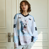 マルチーズ GOOREUM メッシュジャージ長袖Tシャツ