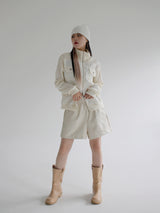 ゴーストレザーショーツ / Ghost Leather Shorts (3color)