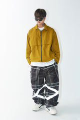 ポットXリフレクティブジョガーパンツ / BSR2223FWPT022 BSR POT-X REFLECTIVE JOGGER PANTS BLACK CHECK