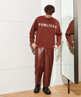 [UNISEX]PUBLICKA LOGO SWEATSHIRT_BRIC (6636726452342)