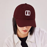 VA 3D Square Ball Cap / Red Bean