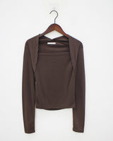 ピークボレロTシャツ / Peak Bolero T-shirt (4color)