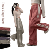 [Idol Pants🤍] Air Wide Track Cargo Line Banding Pants, Sweat - 6 colors