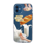 ブレッドアンドミルクジェリースマホケース/Bread and milk jelly case