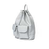 3-Way 2-Pocket Drawstring Bag (Silver)