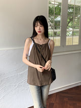 サンクヒッピートゥウェイホルターロングストラップナシ/Sank Hippie Two Way Halter Long Thong Camis
