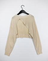 ディアグニットボレロ / Diag Knit Bolero (4color)