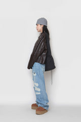 リブドピンタックショートビーニー / ribbed pintuck short beanie