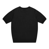 トライバルロゴ半袖ニット / TRIBAL LOGO HALF KNIT