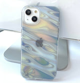 Aurora metal Wave Pastel Phone Case 