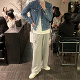 セミオーバーチャイナデニムジャケット / LMN Semi-Overs China Denim Jacket (blue)