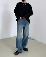 TNオイルウォッシュデニムパンツ / TN Oil Washing Denim Pants