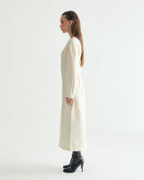 CN STRING MAXI ONEPIECE - GLOSSY CREAM BEIGE (6635994087542)