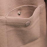 ハーフジップレイヤードスウェットシャツ / HALF ZIP LAYERD SWEATSHIRTS-BRONZE