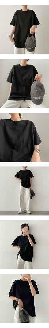 スタンダードベーシックプレーン半袖Tシャツ