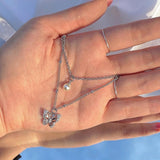 Helen two chain necklace (6664238432374)