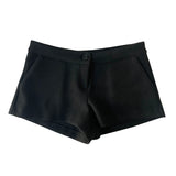 Low wool shorts