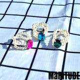 サークルキュービックリング / CIRCLE CUBIC RINGS (3COLOR)