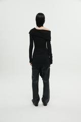 SLIT LAYERED DRESS (6688671989878)