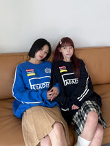スポーティラインスウェットシャツ/Sporty Line Sweatshirt (2color)