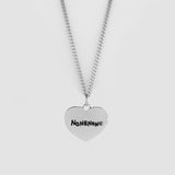 BLACK LOVE NEC SILVER925(DOODLE) (6685152837750)