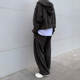GM クロップドフードジップアップ / GM Cropped Hood Zip-Up (4 colors)