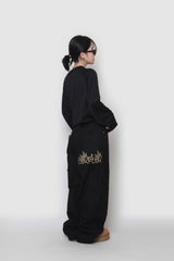 フレイムキャンバスワイドパンツ