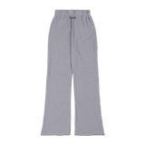 ラッフルレイヤードスカートスリットパンツ