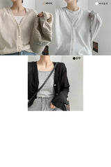 サマーニットカーディガン / Michol Summer Knit Cardigan