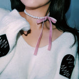 ラブリーリボンベルベットチョーカー/lovely ribbon velvet choker