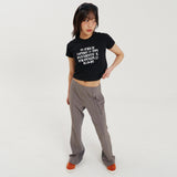 ミッドストクロップTシャツ / MIDST FACO CROP TEE BLACK
