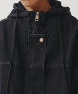 DENIM HOOD JACKET