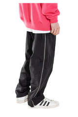 ダブルラインジッパーパンツ/DOUBLE LINE ZIPPER PANTS