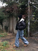 [BELLIDE MADE] スモーククリーミー2wayショートパッディング