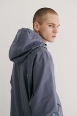ワームライトフーデッドジャケット/BSR2223FWJK040 WARMTH LIGHT HOODED JACKET DEEP GRAY