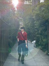 クボセミワイドローデニムパンツ / Kubo Semi-Wide Raw Denim Pants (2 colors)