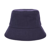 Herringbone label bucket hat NAVY