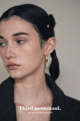 Square Angora Hairpin (Black)