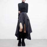 Frenky Unbalanced Skirt Pants