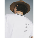 ニットカラーラウンドTシャツ / KNITTING COLLAR ROUND T-SHIRT_WH