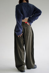 ボレロクロップニット/Dia Bolero Crop Knit (4color)
