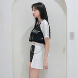 ダイスジャージークロップTシャツ/TOP(8102) Dice Jersey Crop Tee