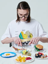 [ENJOY YOUR MEAL] CAMPAIGN 1/2 T-SHIRT CAN _WHITE (6582793306230)
