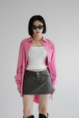 コルセットクラックスカート / Corset Crack Skirt (2color)