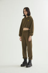 MSKN2ND LOGO SWEATPANTS KHAKI (6608583000182)