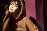コラボレーションフーディ（ブラウン）I Saki Misaka × PIECEMAKER (6623235866742)