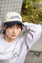 コラボレーションキャップ（ネイビー）I Fuko Yagura × typeservice (6595311075446)