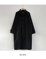 Loose Fit Single-Breasted Coat(3 color) (6596179460214)