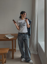 スチールユーレタリングクロップ半袖