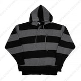 Striped Oversized Warmer Hooded Knitwear (3 colors)